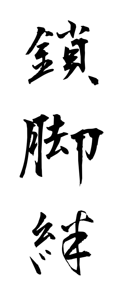 k30029鎖脚絆くさりきゃはん
