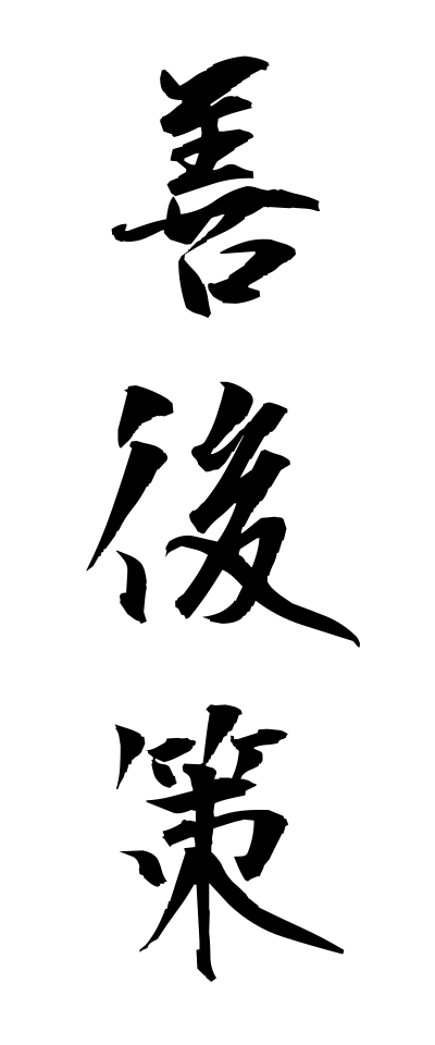 s40207善後策ぜんごさく