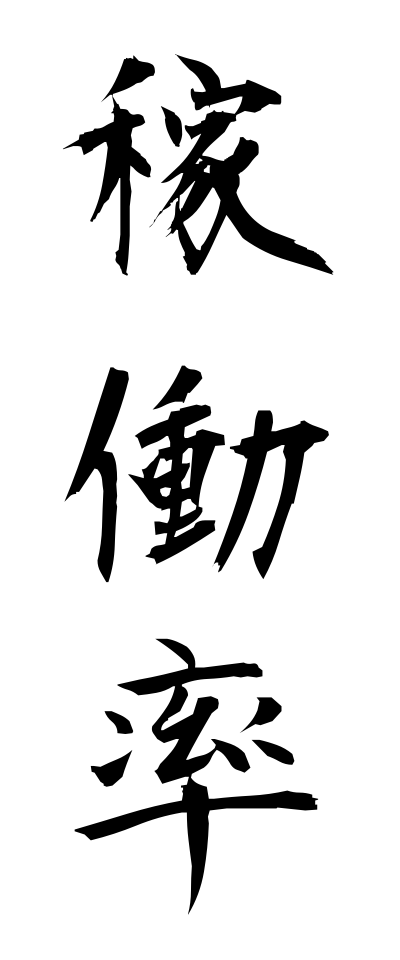 k10322稼働率かどうりつ