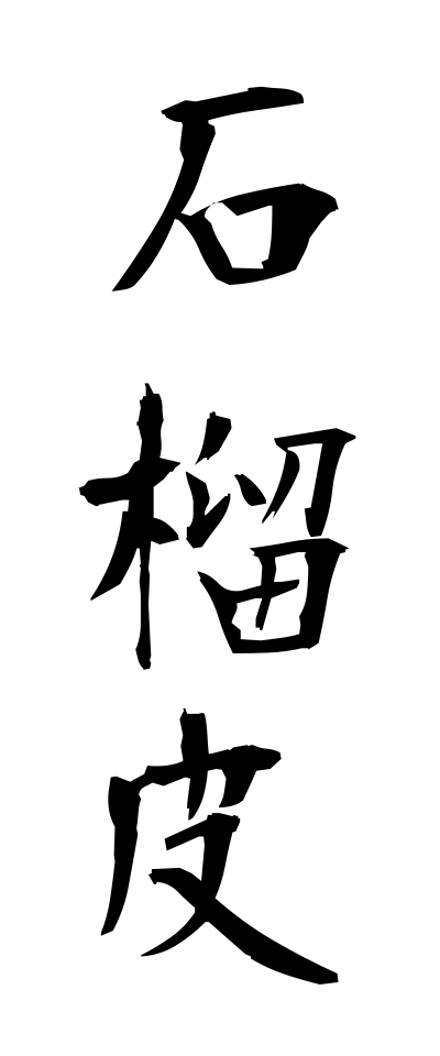 s40677石榴皮せきりゅうひ