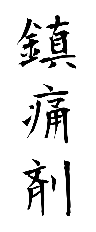 t20834鎮痛剤ちんつうざい
