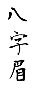 八字眉